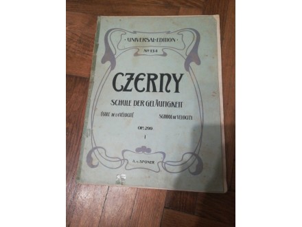Czerny, SCHULE DER GELAUFIGKEIT