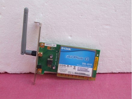 D-Link AirPlus G DWL-G510 WiFi bezicna PCI kartica +GAR
