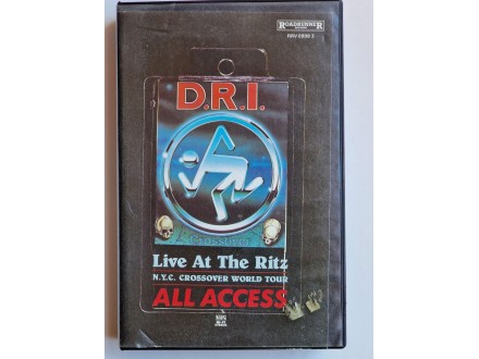 D.R.I. Live At The Ritz 1988 original VHS punk