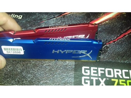 DDR3 16Gb 2x8Gb 1600Mhz HyperX Fury, Gejmerska  Akcija!
