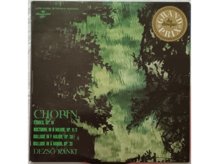 DEZSO  RANKI, CHOPIN  -  Etudes,op.10 / Ballade