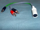 DIN - RCA adapter