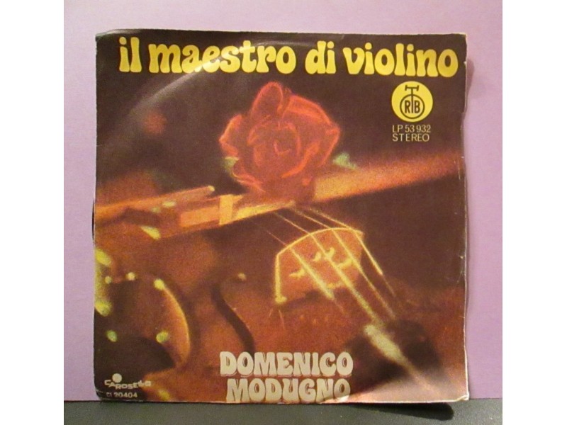 DOMENICO MODUGNO - Il Maestro di violino