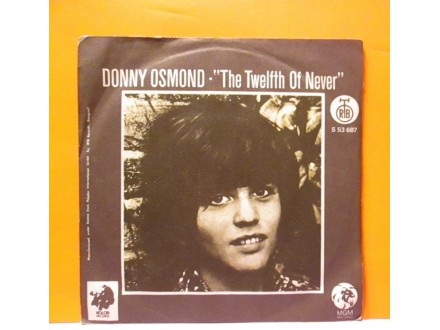 DONNY OSMOND - The Twelfth Of Never