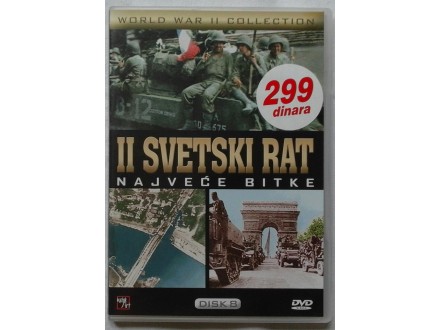 DRUGI  SVETSKI  RAT  NAJVECE  BITKE  DVD  8