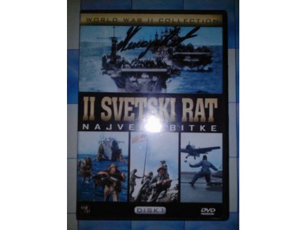 DVD DRUGI SVETSKI RAT - NAJVECE BITKE 1