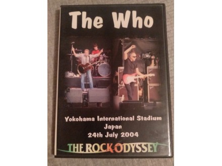 DVD THE WHO The Rock Odyssey Japan 2004.