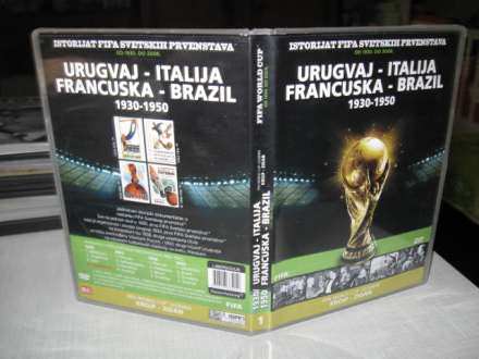 DVD URUGVAJ - ITALIJA - FRANCUSKA - BRAZIL
