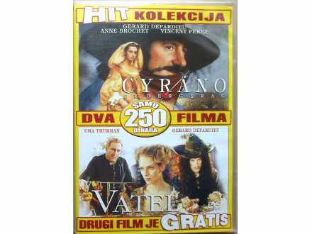 DVD filmovi `CYRANO DE BERGERAC ` i `VATEL`