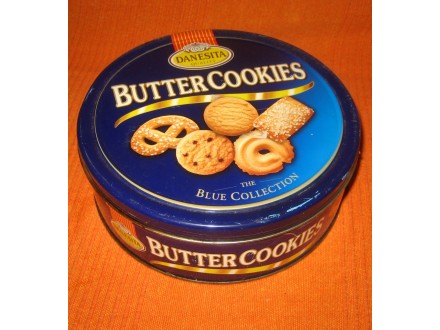 Danesita butter cookies stara metalna kutija