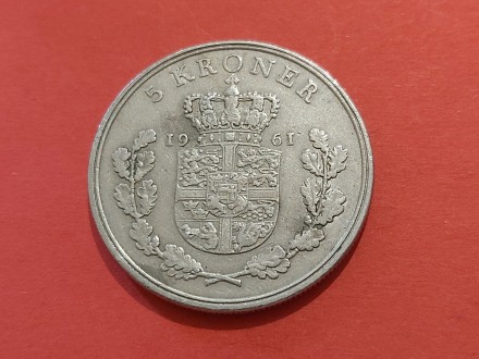 Danska  - 5 kruna 1961 god