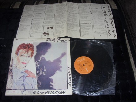 David Bowie ‎– Scary Monsters LP Jugoton 1981. Ex/nm