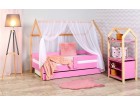 Dečiji krevet Domek kućica sa fiokom 160x80 - roze