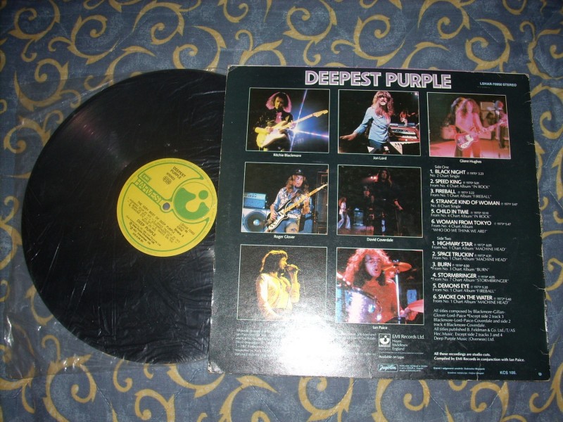Deep Purple – Deepest Purple:The Very Best LP Jugoton