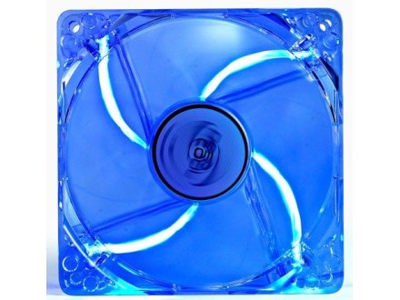 DeepCool XFAN120L/B *120x120x25mm ventilator transp-blue LED light hydr bearing 1300rpm 44.7CFM 26dB