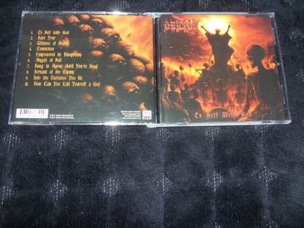 Deicide – To Hell With God CD Century Media USA 2011.