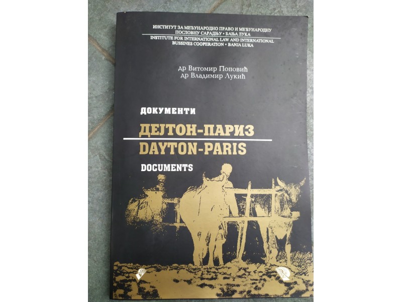 Dejton-Pariz dokumenti  V. Popović, V. Lukić