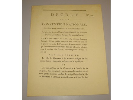 Dekret iz Francuske revolucije 1793 godina