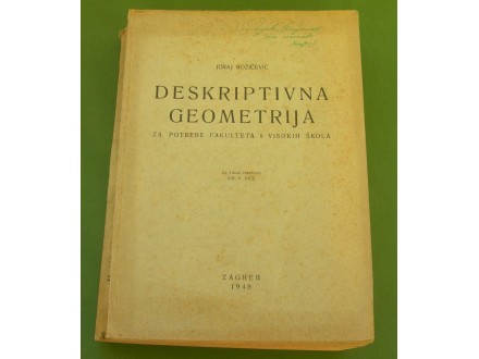 Deskriptivna geometrija - Juraj Božičević