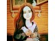 Devojcica sa golubom, ulje na platnu 40*40 cm slika 1