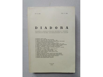Diadora glasilo Arheološkog muzeja u Zadru 1980..