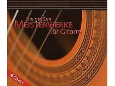 Die Grossen Meisterwerke für Gitarre by Various(4cd)
