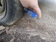 Digitalni merač dubine šare na gumama gume auto slika 3