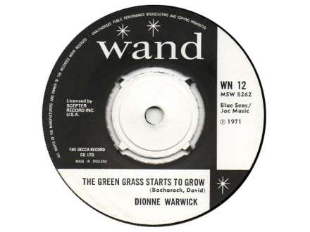 Dionne Warwick - The Green Grass Starts To Grow / They Don`t Give Medals To Yesterday`s Heroes