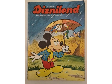 Diznilend broj 1 proleće 1980 Walt Disney
