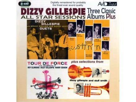 Dizzy Gillespie - Three Classic Album plus 2CD NOVO