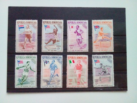 Dominikana olimpijada serija cisto ** 1957 (6775)