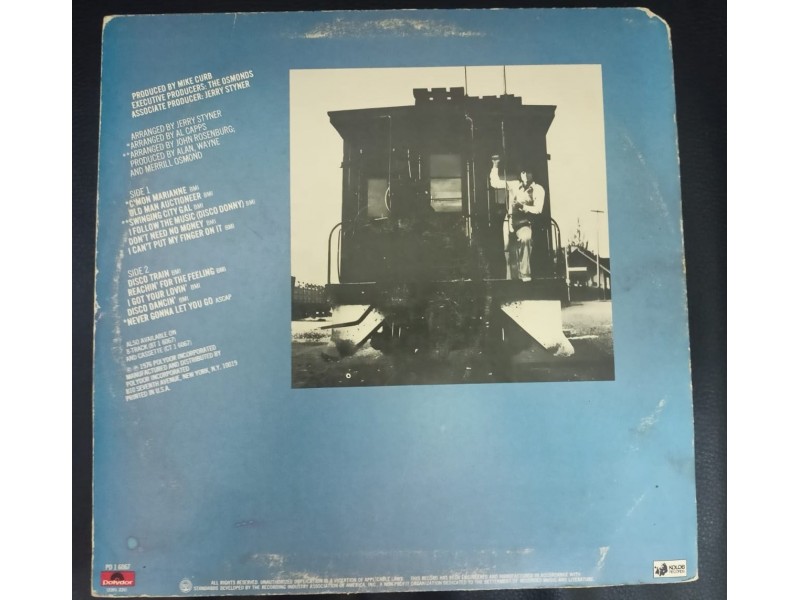 Donny Osmond ‎– Disco Train LP (US,1976)