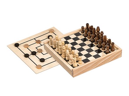 Društvene igre set 2 - Šah, mica