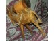 Drveni ukrasni magarac sa tovarom slika 3