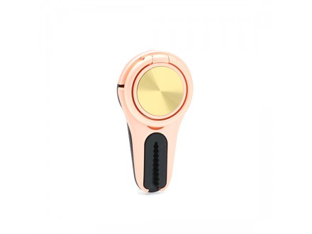 Drzac za mobilni telefon RING magnetni roze-zlatni (ventilacija)