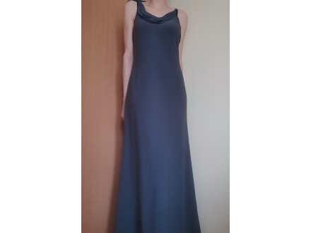 Duga tamnosiva haljina L-XL