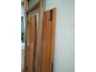 Dvokrilna drvena vrata sa štokom, kvalitetna I očuvana