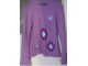 Dzemper,bluza od bukle vunice .lila boje slika 3