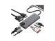 E-green Adapter USB 3.1 Tip C (M) - HDMI+VGA+2X 3.0 USB + tip C + SD (F) + RJ45 slika 2