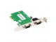 E-green PCI Express kontroler 2-port (RS-232,DB-9) slika 1