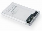 EE2-U3S9-6 Gembird USB 3.0 Externo kuciste za 2.5 SATA hard diskove 9,5mm transparentni + futrola