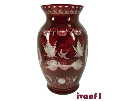 EGERMANN - Velika staklena vaza (1920-1940)