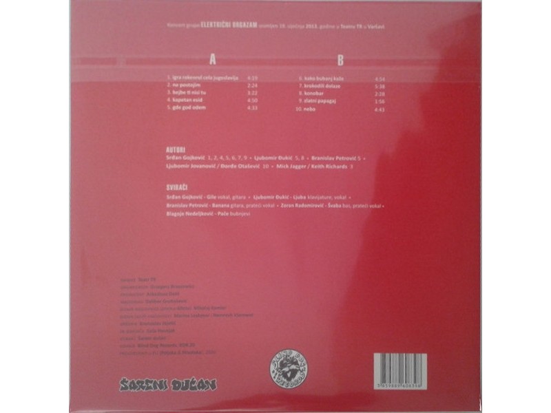 ELEKTRYCZNY ORGAZAM – WARSZAWA ’13 (LP)