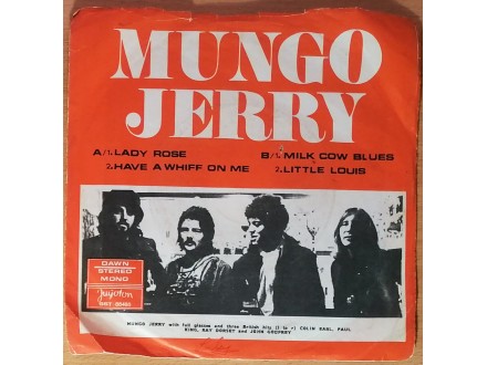 EP MUNGO JERRY - Lady Rose (1971) VG-/VG