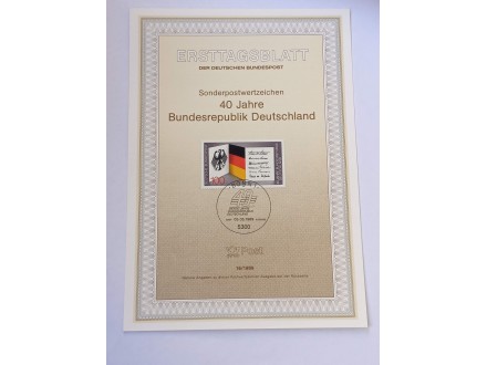 ETB Nemačka  - 40 Godina Postojanja  - 1989.g