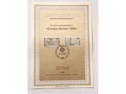 ETB Nemačka  - EUROPA Marken - 1986.g