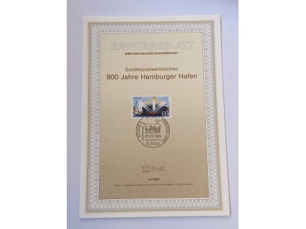 ETB Nemačka  - Hamburger Hafen - 1989.g