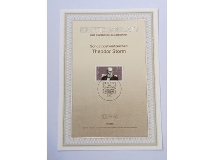 ETB Nemačka  - Theodor Storm - 1988.g