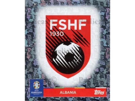 EURO 2024 ALB1 Grb Albanija, Topps foil paralel sličice