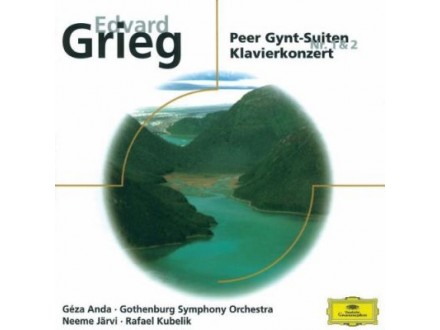 Edvard Grieg: Peer Gynt Suiten Nr. 1 &; 2, Klavierkonzert, Géza Anda , Gothenburg Symphony Orchestra, CD
